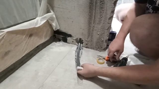 Не  устанавливайте гофру !!! под датчик тёплого пола  !!!