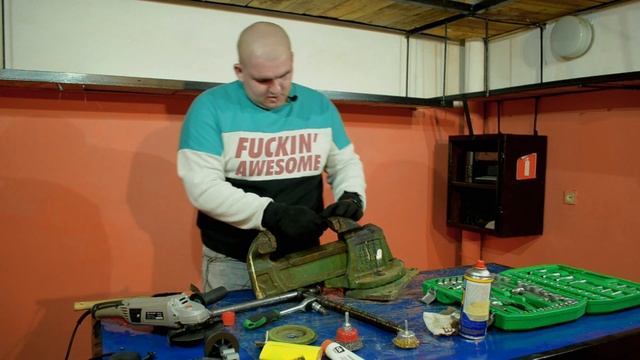 ВОССТАНОВИЛ ТИСКИ СВОИМИ РУКАМИ / СЛЕСАРНЫЙ ВЕРСТАК В ГАРАЖ