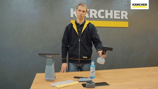 Профессиональный стеклоочиститель Керхер (Оконный пылесос Kärcher) WVP 10 Adv
