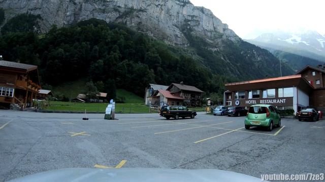 A drive through LAUTERBRUNNEN valley | Switzerland | UHD 4K 60fps
