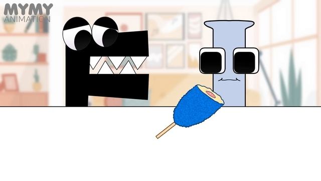 Convenience Store BLACK BLUE Food Alphabet Lore F vs I MUKBANG! | Alphabetlore ANIMATION | ASMR