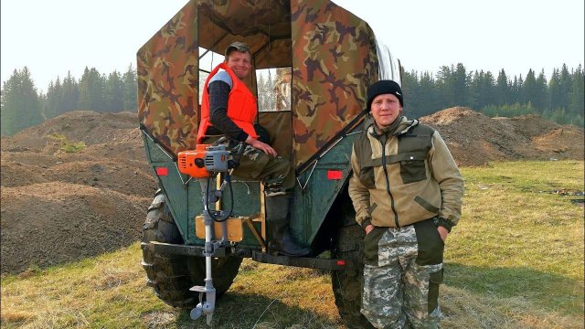 КАРАКАТ С ЛОДОЧНЫМ МОТОРОМ. ШТУРМУЕМ РЕКИ. ПОЕЗДКА ЗА МЕТАЛЛОМ.