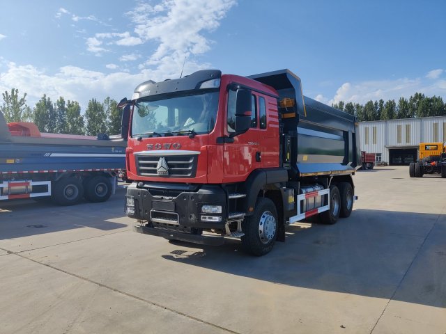 Краткий обзор самосвала Howo T5G, 6х4.