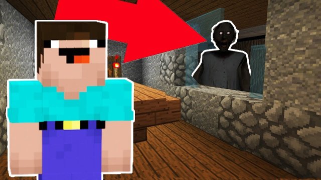 НУБИК ДАЖЕ НЕ ПОДОЗРЕВАЕТ, ЧТО СЗАДИ СТОИТ БАБКА ГРЕННИ ИЛИ КЛОУН ОНО 2!