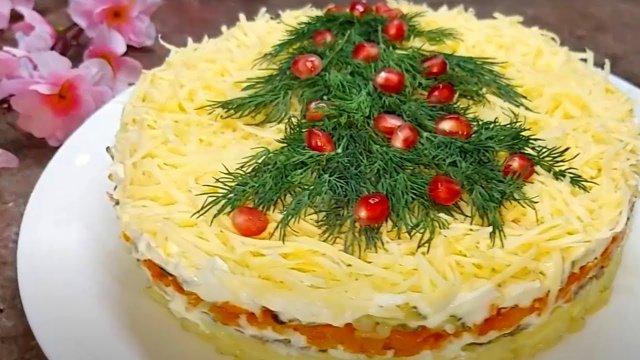 Вкуснейший Салат на праздничный стол со шпротами