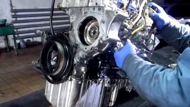Установка ТНВД на двигатель Mercedes OM601. Метки ГРМ OM601 Mercedes Sprinter - Vito.