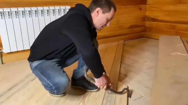 Монтаж шпунтованной доски. Укладка половой доски. Пол своими руками