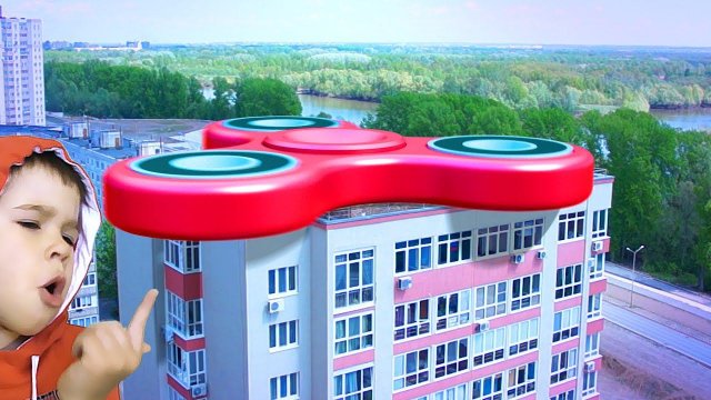 DIY GIANT FIDGET SPINNER!!! (Pizza mod) #ErikShow