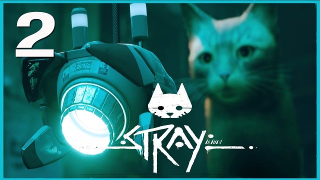 Супер Кот ВСТРЕТИЛ ЖЕЛЕЗНУЮ МУХУ часть 2 ? Stray приключения кота в городе роботов