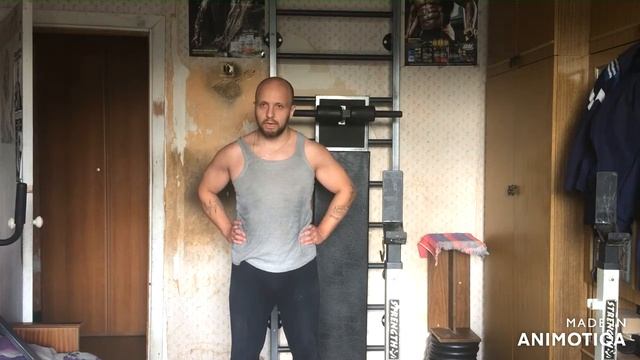 трастеры с гирей.супер упражнение для всего тела.