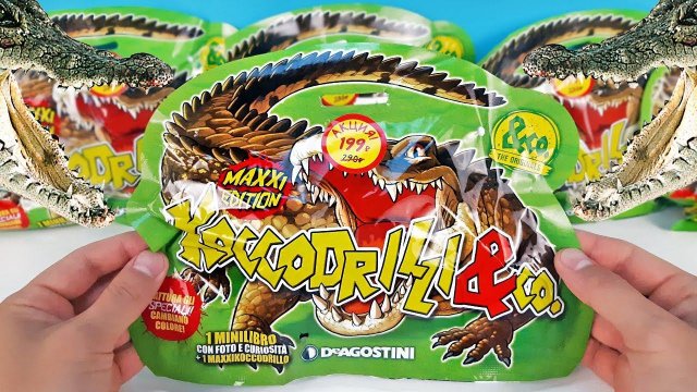ОПАСНЫЕ ИГРУШКИ АНТИСТРЕСС КРОКОДИЛЫ & Ко МАКСИ! СЮРПРИЗЫ Деагостини Распаковка и обзор НОВИНКА 2019