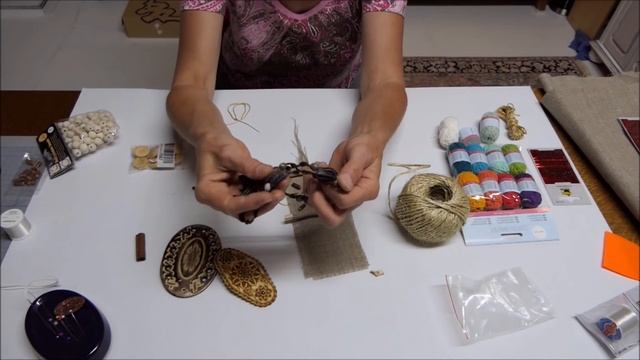 Украшение в стиле бохо к льняному платью. МК.