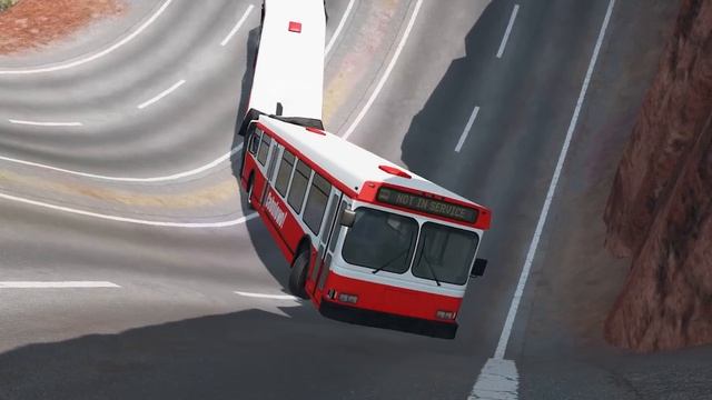 Тачки против Deep Road – BeamNG.Drive