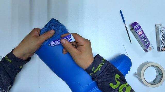Ремонт ЭВА сапог. Как заклеить сапоги из ЭВА после прокола?