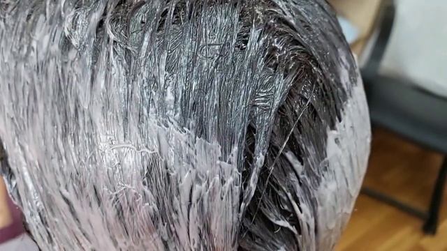 Выход из черного ,мелирование +растяжка цвета.