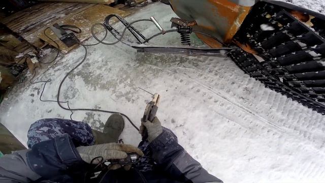 Лыжа на буран, наконец то я добился нормального поворота лыжи, путём проб и ошибок, лыжа рулит .