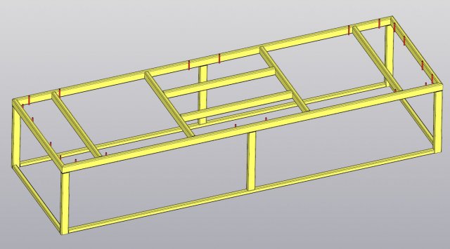 Компас 3D Металлоконструкции. Построение каркаса