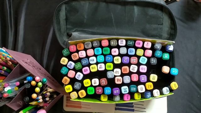 Вся моя канцелярия. Чем раскрашиваю раскраски.
