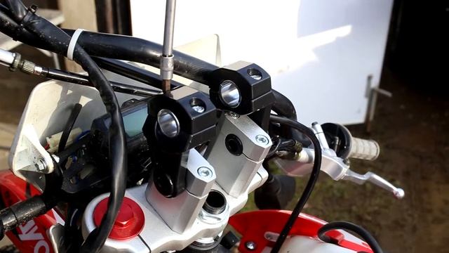 Установка проставок руля на Kayo T2-G 250 Enduro (Kayo T1)