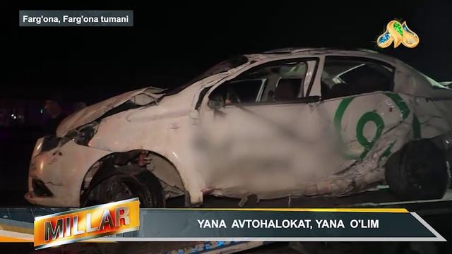 YANA  AVTOHALOKAT, YANA  O'LIM!!!