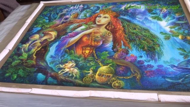 Как склеить пазлы и сделать рамку для картины