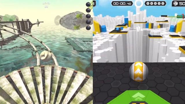 Going Balls, Sky Rolling Ball 3D Vs GyroSphere Trials, Rollance Adventure - Satisfying Ball Games