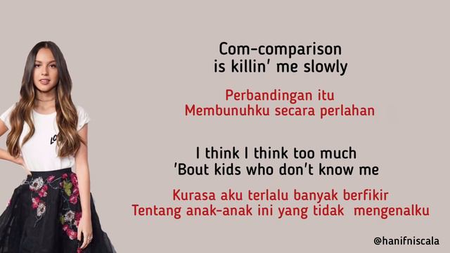 Olivia Rodrigo - Jealousy, Jealousy | Lirik Terjemahan