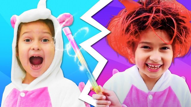 Смешные видео онлайн – Милая Единорожка нашла Волшебную Палочку! – Весёлые игры одевалки для девочек