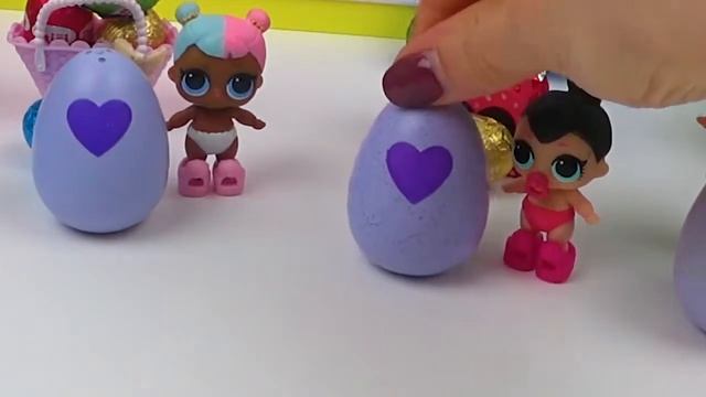 КУКЛЫ ЛОЛ ЧЕЛЛЕНДЖ куколки ищут сюрприз яйца ХЕТЧИМАЛС Мультик про Игрушки лол TOYS AND DOLLS