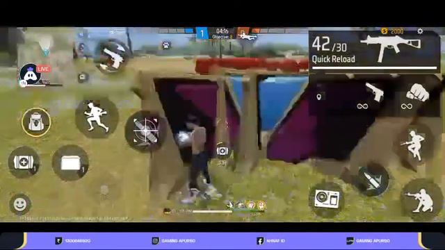 English Garena Free Fire : 👍 Good stream | Playing Squad | Streaming with Turnip