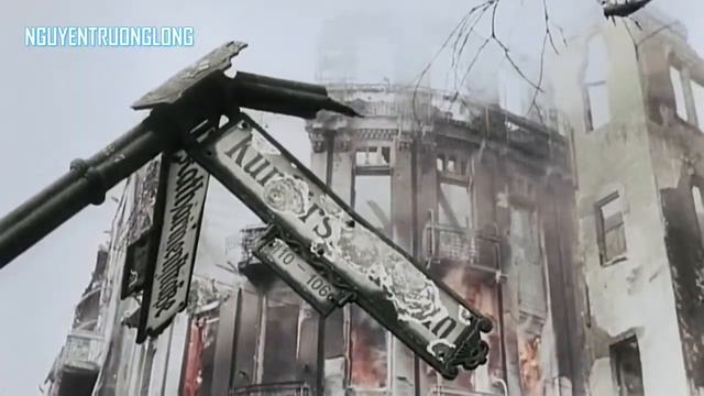 Цветное видео штурма Берлина советскими войсками