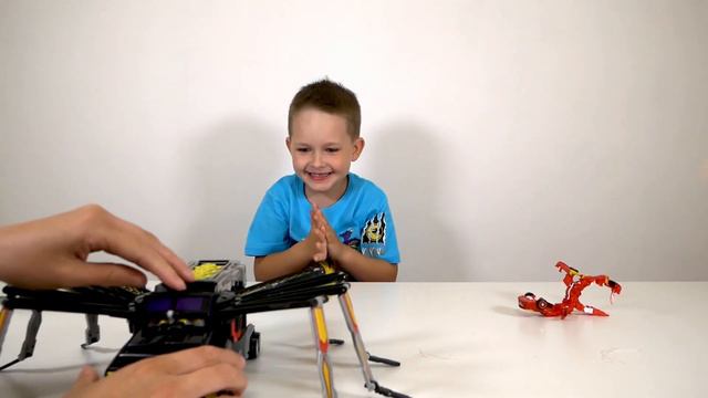 Гигантский ТРАНСФОРМЕР ПАУК СКРИЧЕР МЕКАРД (Mecard Aractula) и Феникс - РАСПАКОВКА