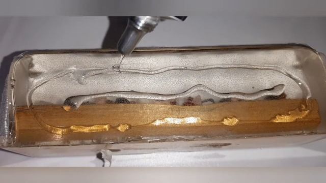 Рукоять ножа из эпоксидной смолы