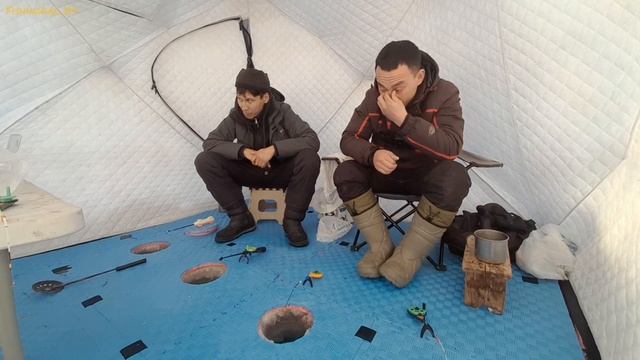 зимняя рыбалка с комфортом!испытал полы для зимней палатки! рыбалка огонь ? хороший клёв ????????✊️