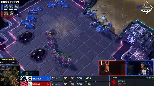 SC2 - Classic vs. SKillous - ESL SC2 Masters: Summer 2023 Finals - Knockout Bracket Round 3