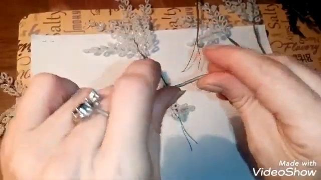 Дерево из бисера "Инь-янь".