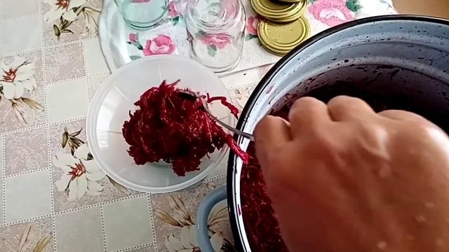 Свёкла по-корейски на зиму.