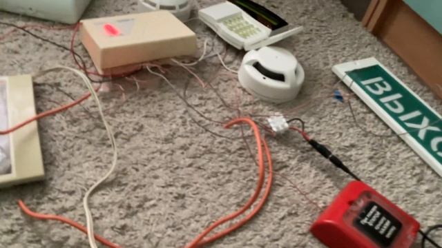 Тест пожарной сигнализации