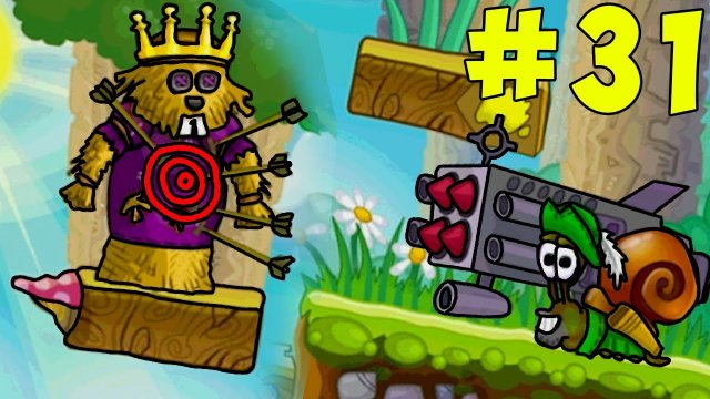 Супер отважный Улитка Боб 31 серия | Игра Snail Bob  Игры на телефон андроид