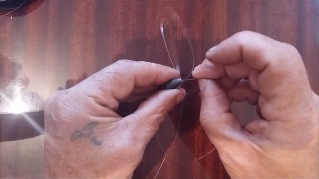 Как привязать грузило к леске