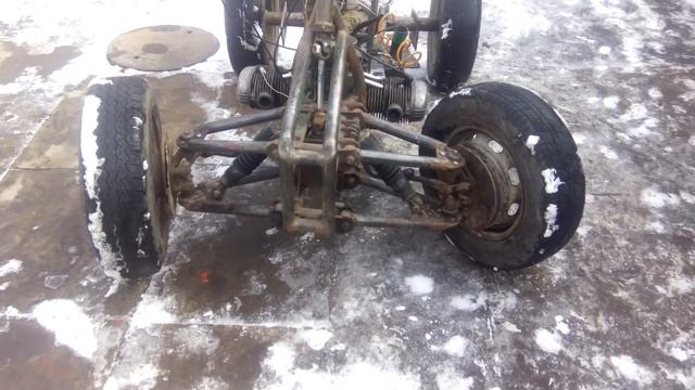 постройка квадроцикла из урала часть №1