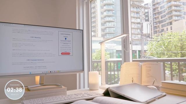 2-HOUR STUDY WITH ME (Pomodoro 25/5) with Nature Ambient Sounds ? No Music [with timer]