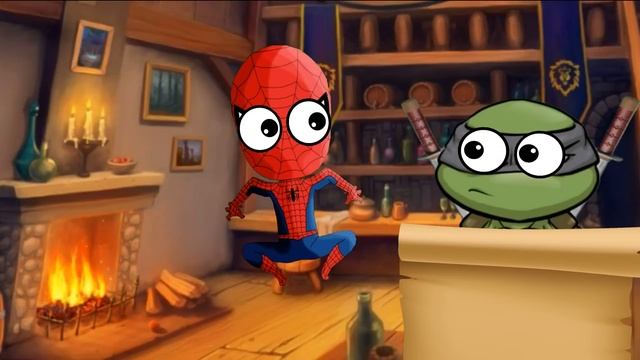 УЖАС НОЧНОЙ ШКОЛЫ! СТРАШИЛКИ для детей. СПАЙДЕР и НИНДЗЯГО!