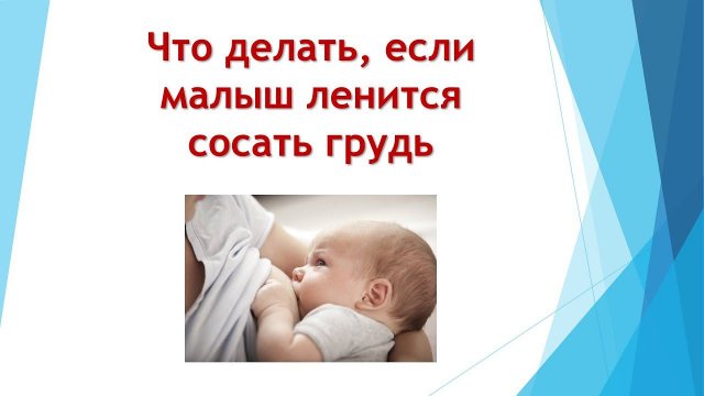 Кормление грудью ЧТО ДЕЛАТЬ ЕСЛИ МАЛЫШ ЛЕНИТСЯ СОСАТЬ ГРУДЬ