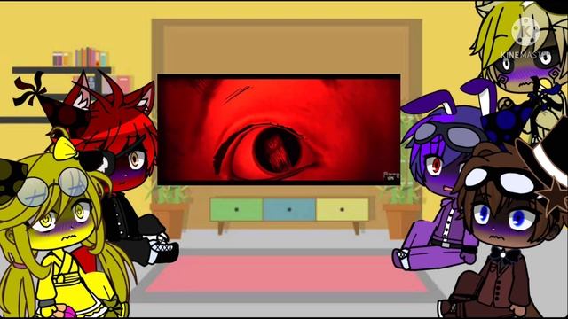 Fnaf 1 reacts to into the pit