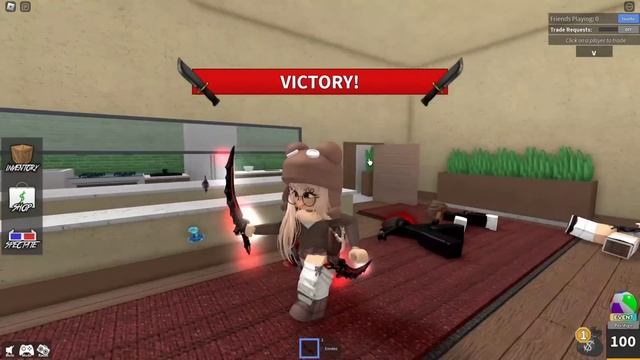 ?|[MM2]| ПРЫГАЮ - играю в ГЕЙМ МОД (новый скин)