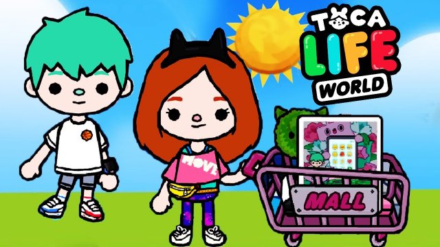 TOCA LIFE WORLD ПОШЛА НА ШОППИНГ 😄 ТОКА БОКА Лавиния! #ТокаБока #лавиния #tocaboca