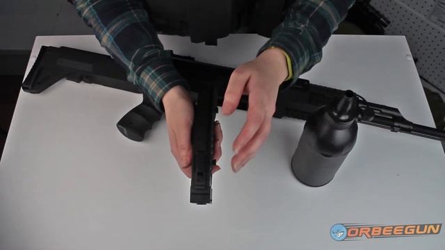Автомат Орбиган AK12 - мощное оружие стреляет ОРБИЗ