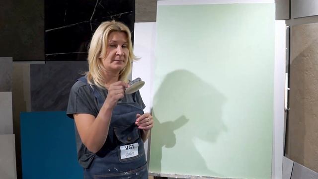 Мастер-класс по нанесению декоративной штукатурки VGT "БАРХАТ" с комментариями мастера.