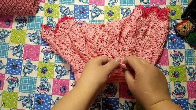Вязанная юбка крючком розовая [От безделья Рукоделие]